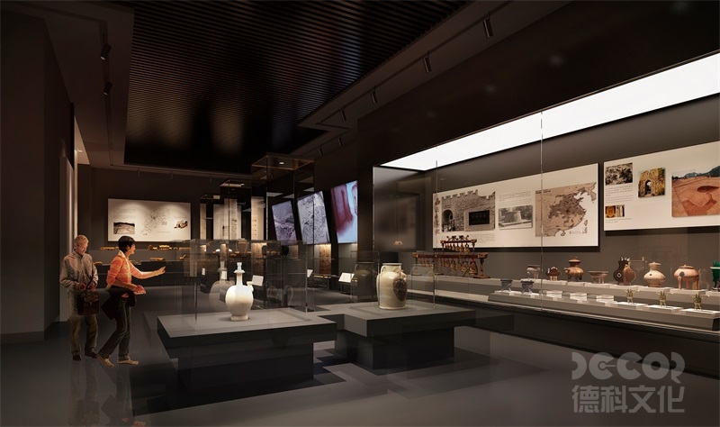 在博物館設(shè)計(jì)中，如何確保展品的可見性？